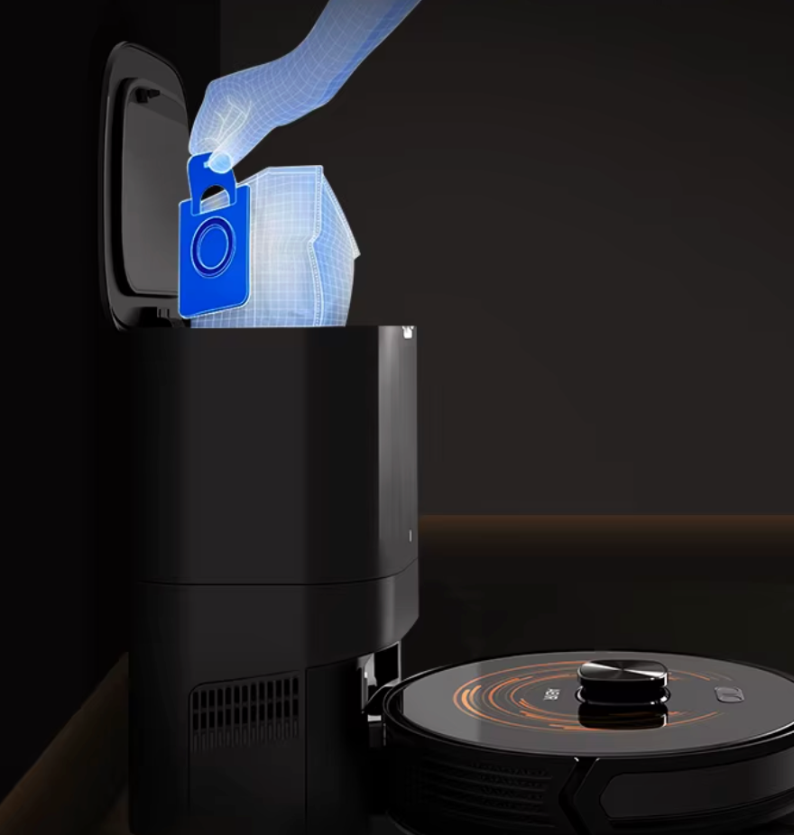 K30 – Aspirateur Robot Auto-Vidange 6500Pa avec Double Laser