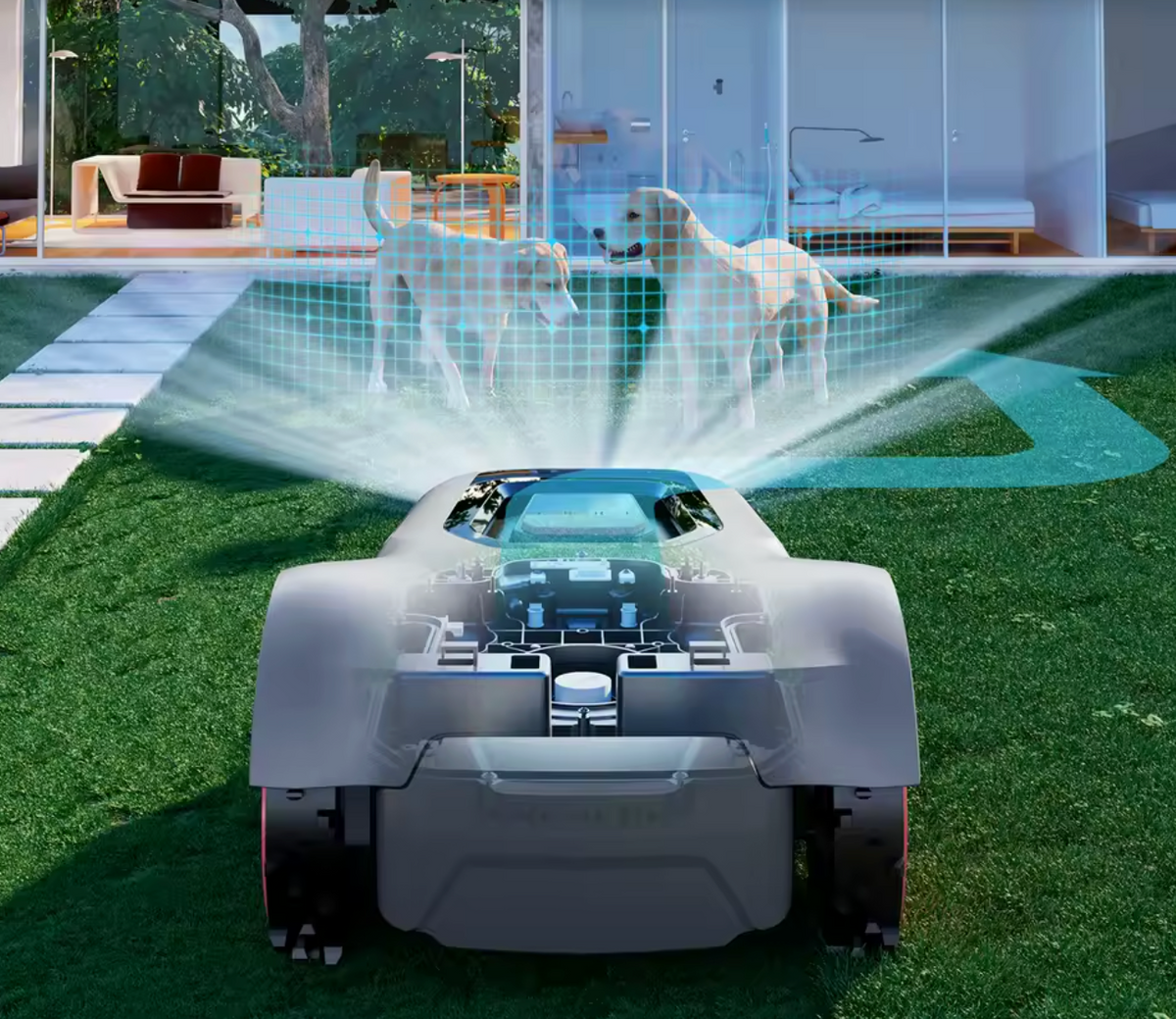 Robot Tondeuse Klyn MGC1000 avec Application et Détection de Câble