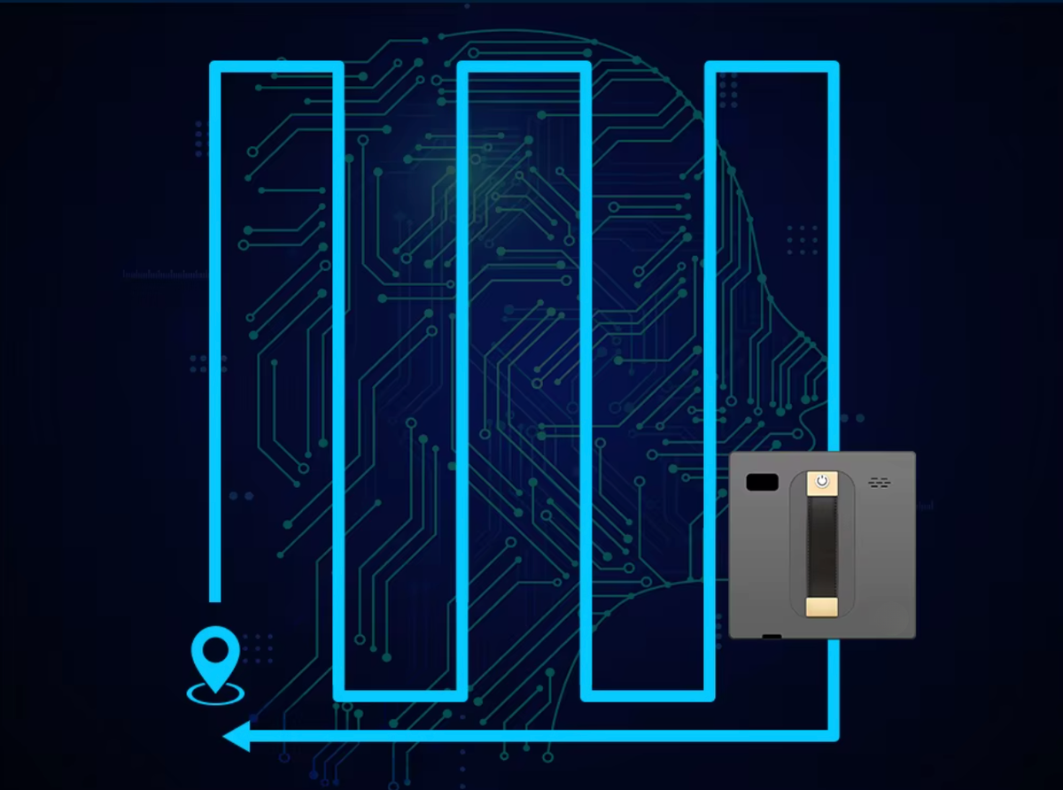 Robot Lave-Vitres Klyn WD8 avec Application et Télécommande