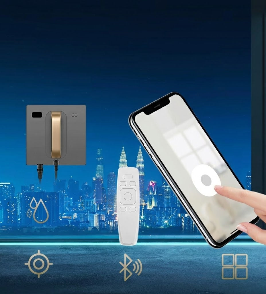 Robot Lave-Vitres Klyn WD8 avec Application et Télécommande